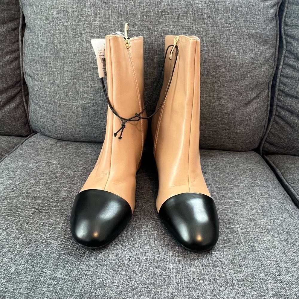 Liz Claiborne Faux Leather Ankle Boots - Picture 5 of 7